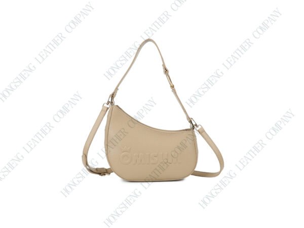 Semi-circular shaped bag