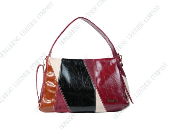 GLOSSY Patchwork handbag X3