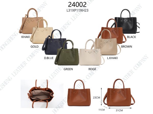 HOR CARPIN Lychee Textured Tote - Image 3