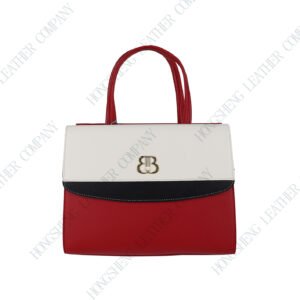 Contrast color tote