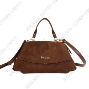 Nature Color Suede Handbag