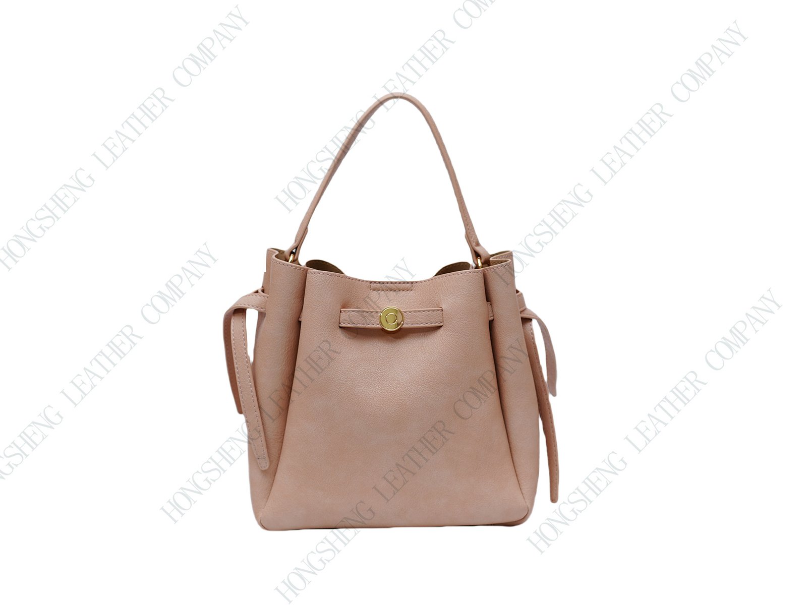 Drawstring bucket bag