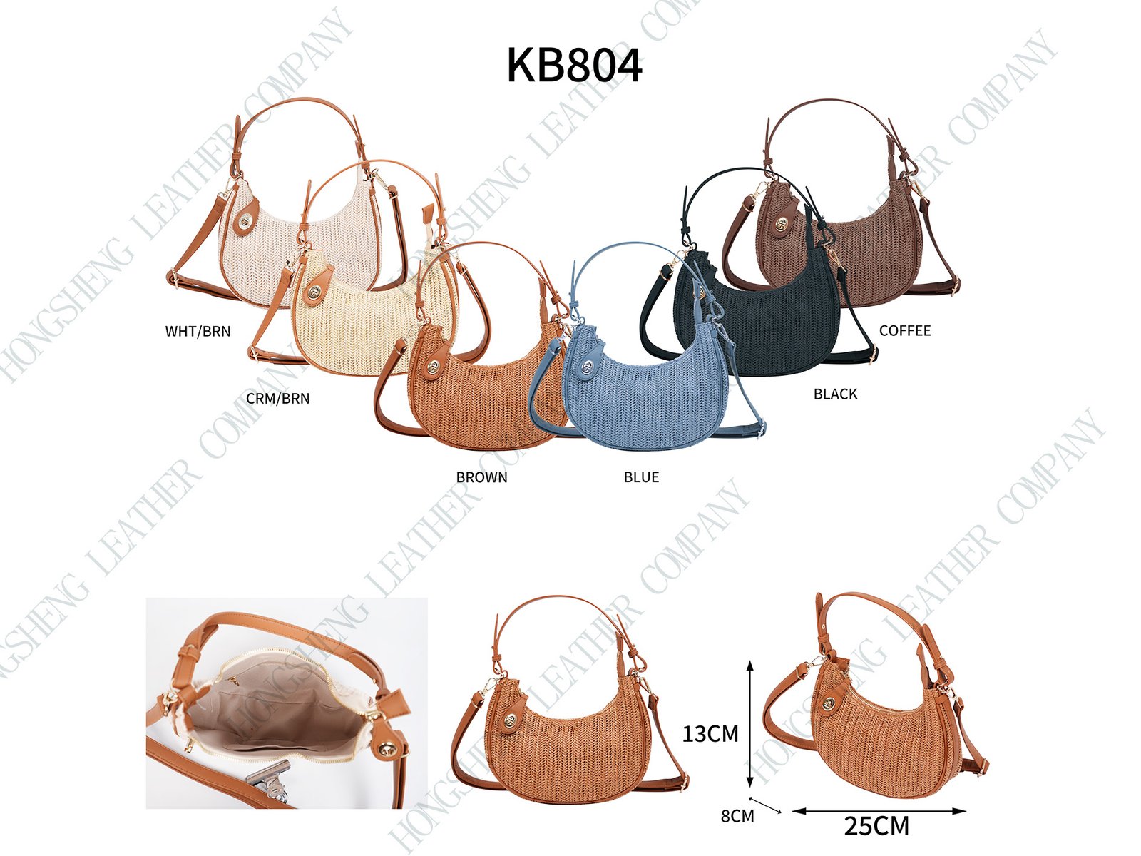 Natural straw bag x - Image 3